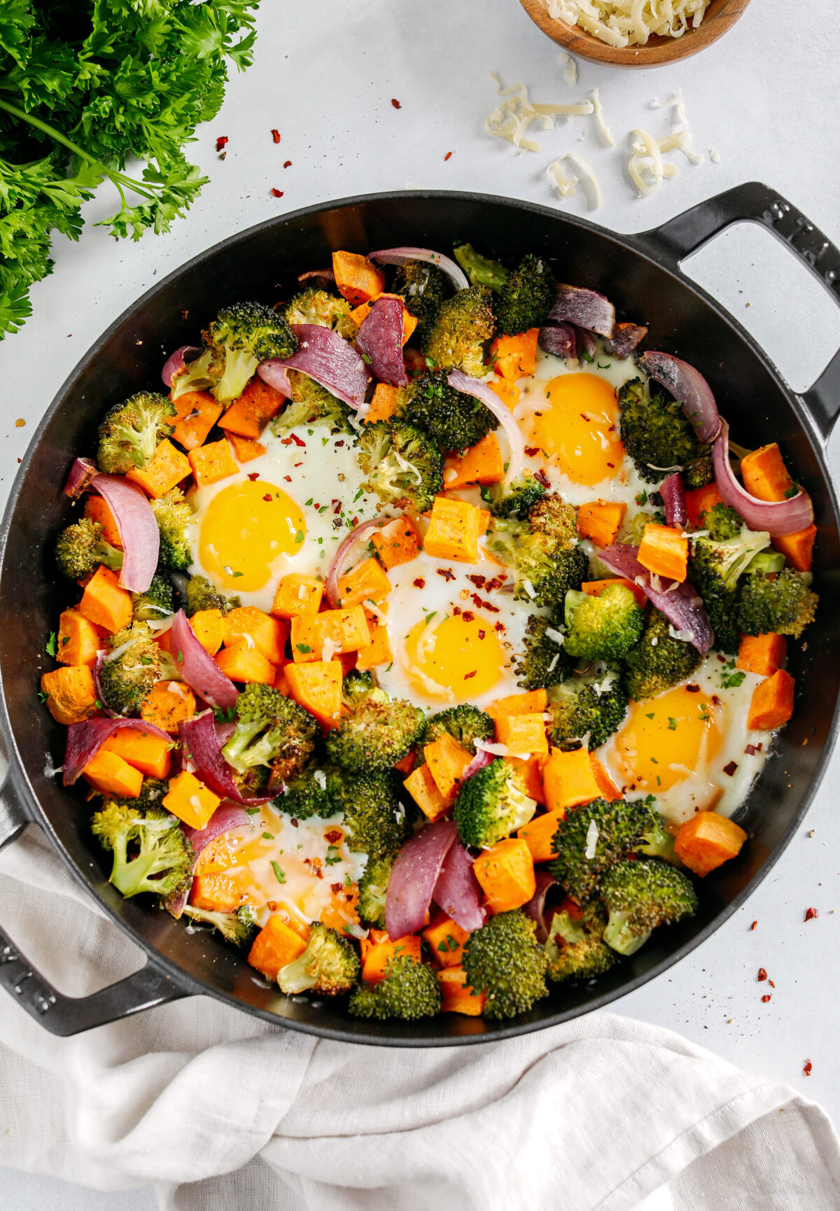 Roasted Veggie Breakfast Skillet – Eat Your self Skinny